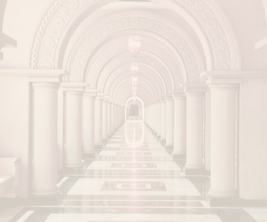 Home page mast background: architectural arches to signify the Trust-Flow Architecture